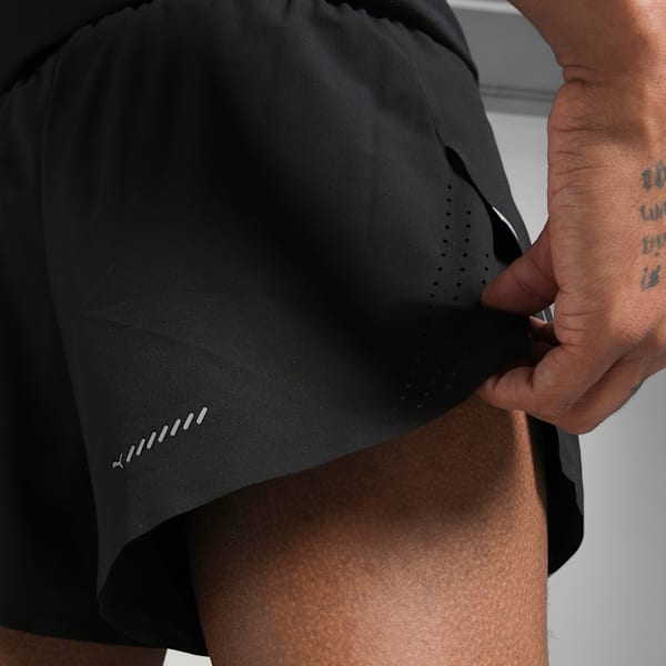 RACEDAY ULTRAWEAVE Men's Split 3" Running Shorts, PUMA Black, extralarge-IND